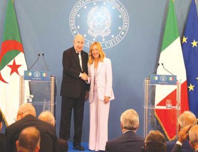 الجزائر تعتبر إيطاليا شريكا أساسيا وجادا لمرافقة الديناميكية