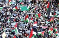 مظاهرات حاشــدة مؤيّـدة لفلسطين بالمغــرب