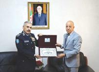 بداوي يستقبل المدير العام للشرطة الفلسطينية