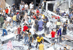 عشـرات الشّهـداء بغارات عنيفة علــى غـزّة