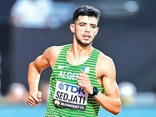سجاتي في المركز الثالث لسباق 800 م