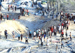 خيام النازحـين تحــترق بنـيران الصهاينـة.. وأرقـام صادمـة للشهـداء