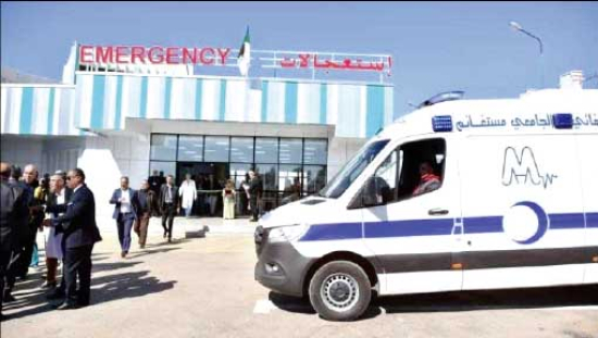 مستغانـم..استـلام هياكـل  صحيـة جديـدة