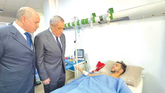 تسخير كافـة إمكانـات الدولة للتكفّل بالمصابين